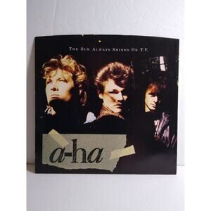 a-ha - The Sun Always Shines On T.V. 7" Single 1985 Warner Bros Pop 45 RPM